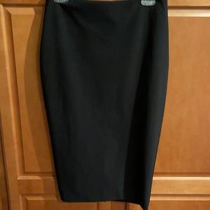 Black pencil skirt